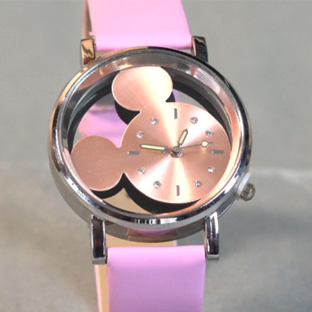 Pink Mouse Themed Watch